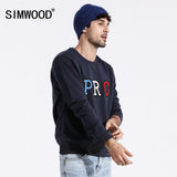 SIMWOOD 2020 spring new streetwear hoodies fashion hip hop loose sweatshirts men plus size embroidery o-neck pullover 180318