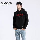 SIMWOOD 2020 spring Winter Hoodie Men New Canton Embroidery Front Pocket Warm High Quality Plus Size Hip Hop Sweatshirts 180434