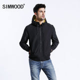 SIMWOOD Brand Jackets New 2020 spring Jacket Men Thin Windbreaker Fashion Casual Black Coats Slim fit Plus Size Outerwear 180381