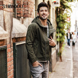 SIMWOOD 2020 spring  New Jacket Men Slim Fit Jackets Men Windbreaker Casual Coats Outerwear Plus Size Brand Clothing JK017005