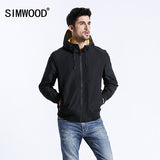 SIMWOOD Brand Jackets New 2020 spring Jacket Men Thin Windbreaker Fashion Casual Black Coats Slim fit Plus Size Outerwear 180381