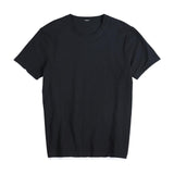 SIMWOOD 2020 summer new t shirt men contrast bindings t-shirt casual o-neck top  tees high quality brand clothing tshirt  190354