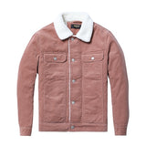 SIMWOOD New 2019 Winter Men Jackets Fashion Casual Thick Warm Faux Shearling-lined Trucker Corduroy Coats Outwear Jacket 180503
