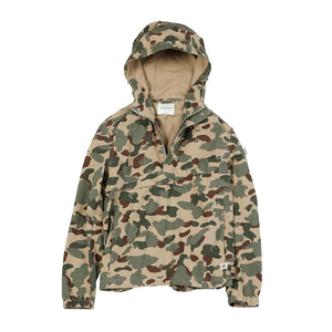 SIMWOOD 2020 spring Winter New Camouflage Half Zip Pullover Jacket Men Hooded streetwear Cotton Hip Hop Military Coats 190394